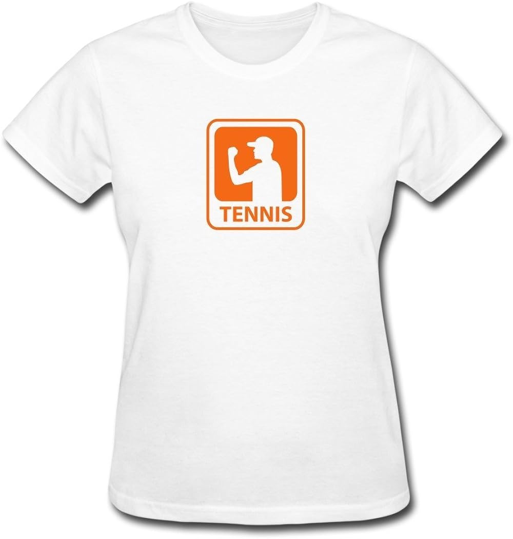 Women's Tennis Sport for Creative TShirts White XXL Clothing