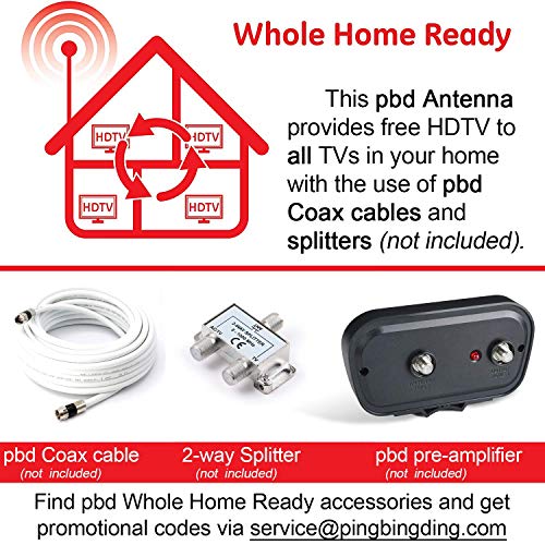 PBD Outdoor Antenna Yagi Satellite HD Antenna Attic or Roof Mount TV