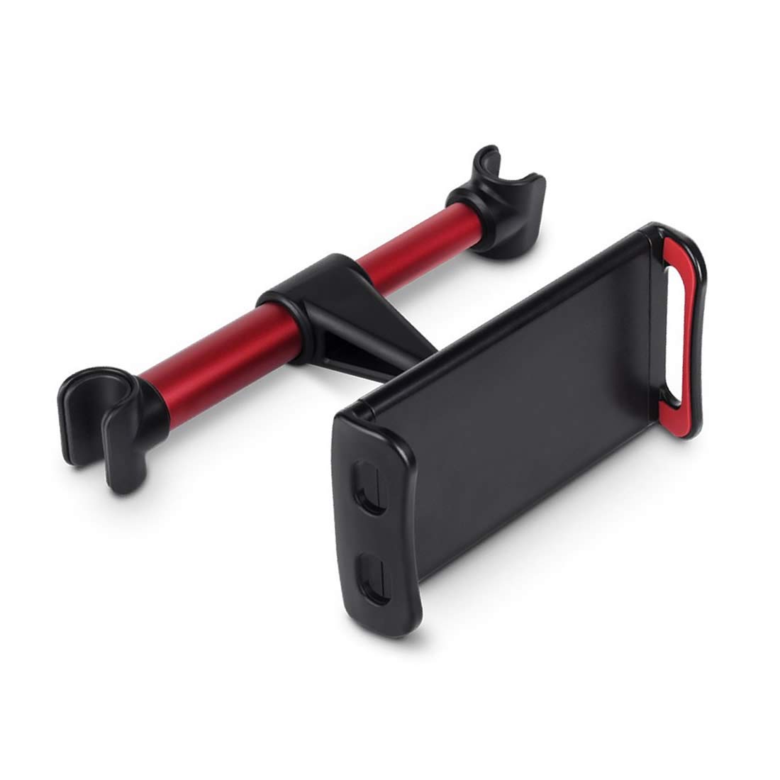 BEYEE Car Headrest Tablet Mounts, 360 Degree Rotating Backseat Holder,Compatible with iPad Pro 10.5'',Galaxy,Switch, Fire, All 4'' - 10.5''Tablets (Red)