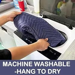 6 Pack 40x72 In Moving Blankets Heavy Duty Thick