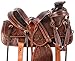 Manaal Enterprises Youth Child Wade Tree A Fork Premium Western Leather Roping Ranch Work Pony Miniature Horse Saddle Size 10 to 12 Inches Seatthumb 1
