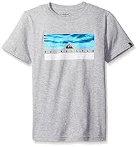 Quiksilver Big Boys' Jungle Box Tee, Athletic Heather, M/12