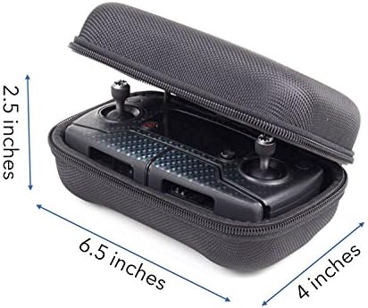 UAVMate Portable Carrying Case Foldable Drone Body and Remote Controller Transmitter Bag Hardshell Housing Bag Storage Box Accessories for DJI Mavic Pro