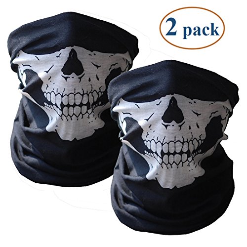 Skull mask bandana headwear scary dust-proof windproof motorcycle…