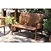 Outdoor Interiors 21440 Luxe Eucalyptus Bench