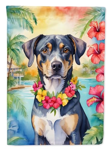 Caroline's Treasures DAC6399CHF Catahoula Luau House Flag Large Porch Sleeve Po…