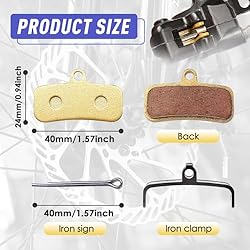 Replacement Genuine Front and Rear Basin Brake Pads