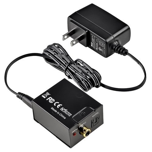 AGPtek Digital Optical Fiber/Coaxial Analog Audio Converter