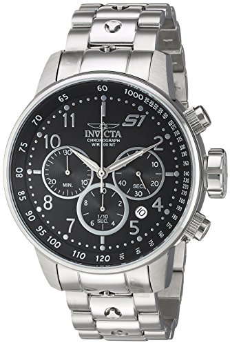 Invicta Men's 'S1 Rally' Quartz Stainless Steel Casual Watch, Color:Silver-Toned (Model: 23079)