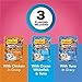 Purina Friskies Gravy Wet Cat Food Variety Pack, Gravy Sensations Surfin' and Turfin' Pouches
