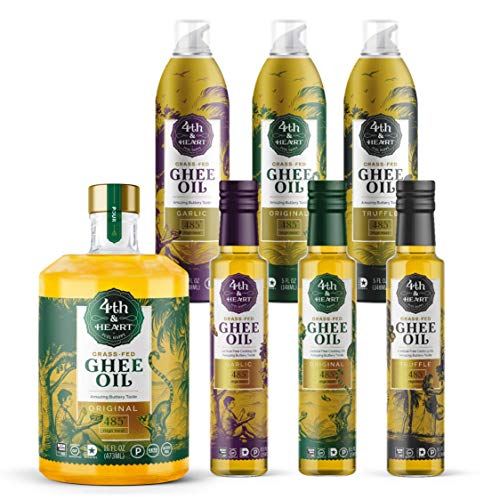 Original High Heat Cooking Oil by 4th & Heart | Blend of Grass-fed Ghee, Avocado, and Grapeseed Oils | Non-GMO Verified… - Image 8