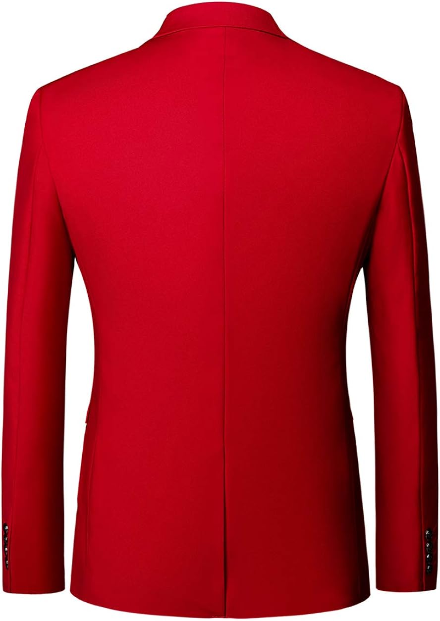 Mens Suit Jacket Slim Fit Sport Coats Blazer for Daily Business Wedding Party at  Men’s Clothing store