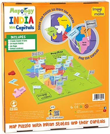 imagimake mapology india with state capitals
