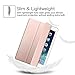 Fintie Case for iPad Air 2 - Lightweight Smart Slim Shell Standing Cover with Translucent Frosted Back Protector Supports Auto Wake/Sleep for iPad Air 2 2014 Model, Rose Gold