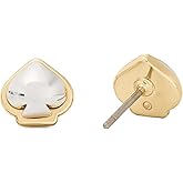 Kate Spade New York Brass Sculpted Spade Stud Earrings