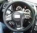 Eiseng DIY Steering Wheel Cover for Subaru Impreza 2013 2014 2015 2016 / Forester 2014-2016 / Outback Legacy 2012-2014 / XV Crosstrek 2013-2015 Interior Accessories Black Genuine Leather (Red Thread)