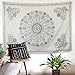 BLEUM CADE Tapestry Mandala Hippie Bohemian Tapestry Wall Hanging Medallion Floral Art Tapestry Wall Hanging Indian Dorm Decor for Room