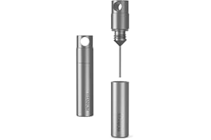 TIKEY Titanium SIM Card Removal Tool with Keyring, Sim Card Tray Remover Eject Pin Key Tool for iPhone iPad Samsung Galaxy Smart Phone/Tablet and More，Gray