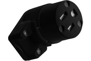 Rotatable Elbow AC110V Power Outlet Socket Compatibles 5 15R for Industrial Applications Swivels Power Receptacle Grounding O