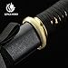 kingusodo Full Tang Tanto Sword, Short Carbon Steel Real Sword Sharp with Wooden Saya