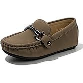 CENCIRILY Toddler Boys Girls Loafers Soft Slip On Little Kid Oxford Dress Flats Casual Boat Shoes School Uniform Moccasin Walking Shoes