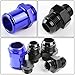 Ford Modular V8 4.6L 5.4L Anodized Remote Oil Filter Relocation Adapter + 12AN Oil Fittings