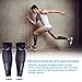 Compression Calf Sleeve Helps Shin Splints - Calve Sleeves, Footless Leg Compression Socks for Men Women Pain Relief, Running, Soccer by ASOONYUM Built-in Silicone Anti-slip 1 Pair
