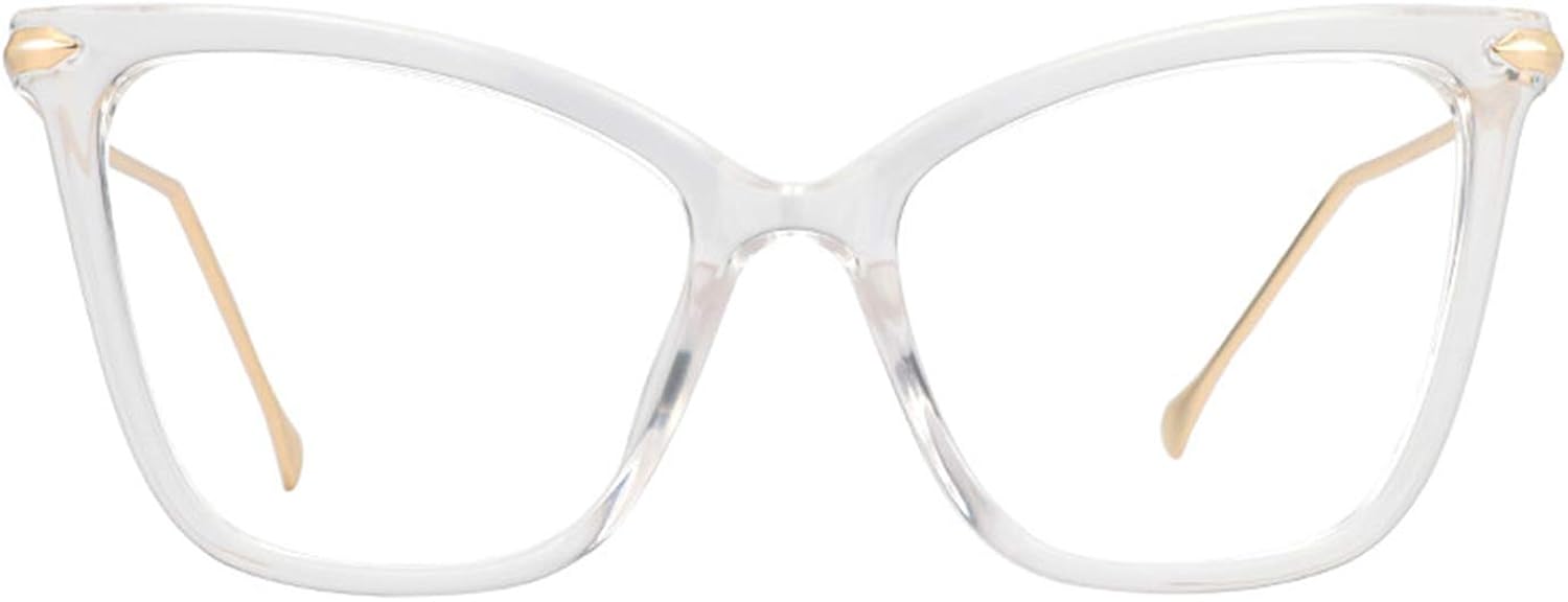 Zeelool Chic Butterfly Eyeglasses for Women Hilary FX020602 Crystal Clothing