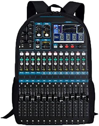 JOYfind Punk Loudspeaker Prints Schoolbags for Boys Back to School Bag