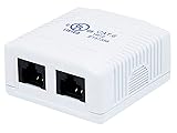 Monoprice Cat6 RJ45 Surface Mount Box - UL