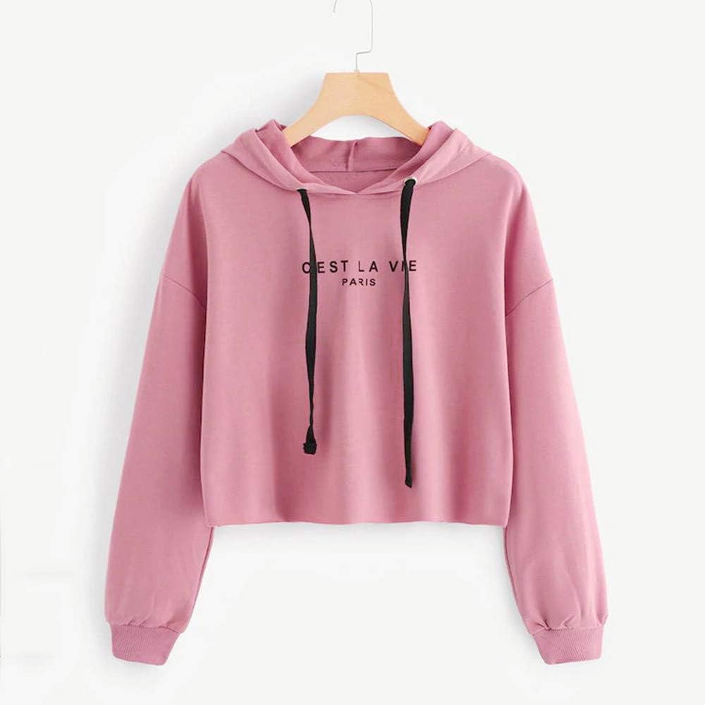 light pink crop top hoodie