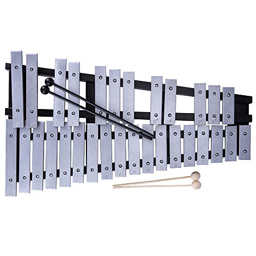 Yinama Foldable Glockenspiel Xylophone Professional Percussion Musical Instrument 30 Note