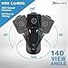 Cop Cam Spy Hidden Camera - Cameras for Indoor or Outdoor Surveillance - Mini Nanny Home Office or Car Video Recorder with 1080p HD Recording and Night Vision Wireless, No WiFi Needed