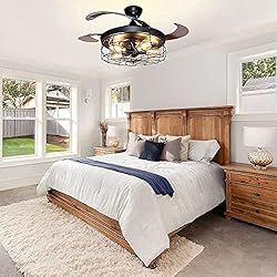 DLLT Ceiling Fan with Lights-42 Industrial Ceiling