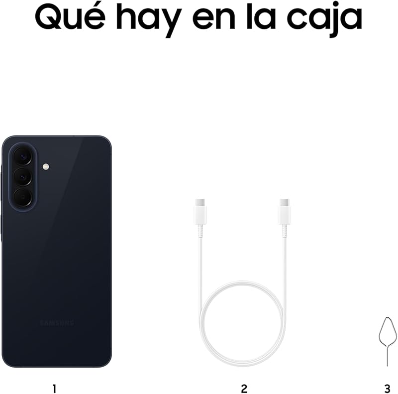 Galaxy A57 5G, 128GB, Móvil Fino con IA, 8GB, Gran Angular 50MP, Autonomía 2 Días, Batería 5000mAh, IP68, Garantía del Fabricante 3 Años + 1 Año Extra, Color Azul Oscuro (Versión Española) — foto 7 de 8