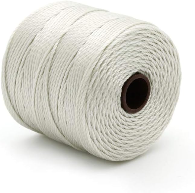 Beads Unlimited Thread, White, 0.5mm