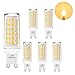 ENUOTEK 10W G9 GU9 LED Light Bulbs Halogen Lamp Replacement 900Lm SMD5730 Flicker Free Warm White 3000K AC100-265V Not Dimmable CE ETL Approved 6 Pack