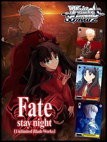 Amazon Com Bushiroad Weiss Schwarz Trial Deck Fate Stay Night Unlimited Blade Works Toys Games