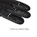 EAmber Archery Shooting Gloves,Three Finger Durable Cow Leather Protective Archery Gloves for Recurve Bows Hunting Finger (M 8cm) (M 8cm)