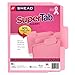 Smead SuperTab® File Folder, Oversized 1/3-Cut Tab, Letter Size, Pink, 6 Per Pack (11820)