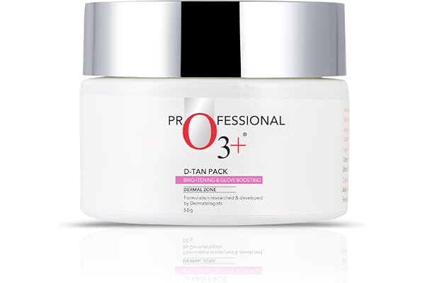 O3+ D-Tan Pack for Instant Skin Brightening and Lightening Benefits Infused with Mint and Eucalyptus Oil - Suitable for All S