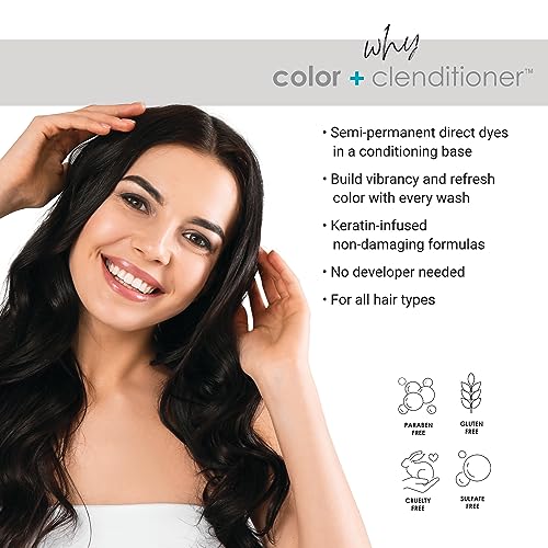 Keracolor Clenditioner ONYX Hair Dye Semi Permanent Color Depositing