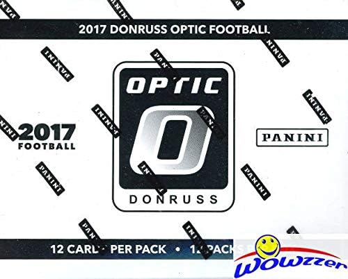 2017 Donruss Optic NFL Football EXCLUSIVE ENOURMOUS Factory Sealed FAT PACK Box with 144 Cards! Look for RC & Autos of Patrick Mahomes, Deshaun Watson, Alvin Kamara, Kareem Hunt & More! WOWZZER!