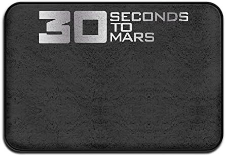 Non-slip 30STM 30 Seconds To Mars Ba Platinum Logo 40*60cm Doormat Oxjwn