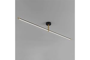 Linear Aluminum Led Ceiling Lights Long Strip Acrylic Ceiling Light Semi Flush Mount Ceiling Lamp for Living Room Corridor Be