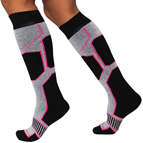 image for Pure Athlete Snowboard Socks - Comfortable Warm Outdoor Socks for Skii