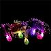 Cade Peacock Finger LED Light Ring for Parties Cheering Novelty Toys Gift for Kids, 30 Pcs