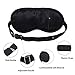 Silk Sleep Mask for Women,Men,Soft Light Blocking Natural Silk Sleeping Eye Mask with Ear Plug Set for Travel, Blackout Blindfold with Adjustable Strap