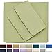 Cosy House Collection Premium Rayon Derived from Bamboo Bed Sheet Set - Cooling Blend - Deep Pocket, Ultra Soft & Breathable Bedding - 4 Piece Set (King, Moss Green)