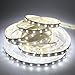 LEDENET Super Bright CCT Tunable White LED Strip Lights 16.4ft DC 12V 600LEDs 2800K-6500K Bi-Colored Temperature Dual White Adjustable Flexible LED Tape Light Non-Waterproof for Bedroom